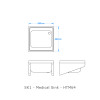 HTM64 Single Bowl Medical Sink SK1