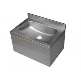 Large Stainless Steel Hand Basin with shroud