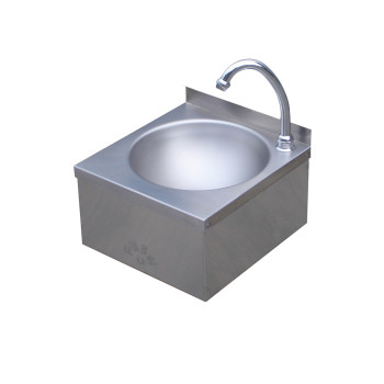 Leg Operated Stainless Steel Hand Basin #1