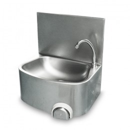 Leg Operated Stainless Steel Hand Basin - Heavy Duty