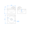 Compact Stainless Steel Hand Basin With Tap