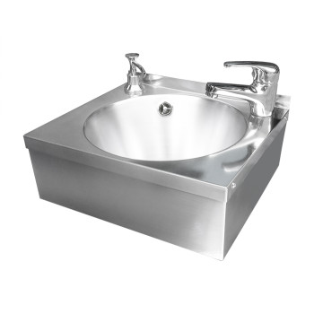 12" Wash Hand Basin with tap and soap dispenser