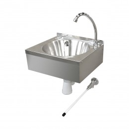 12" Wash Hand Basin - Leg Operated