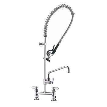 Pre Rinse Spray & Pot Filler Tap - Double Pedestal