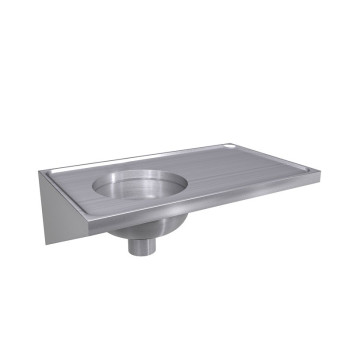 Sluice Sink & Draining Board [DU-H] - Rear Entry