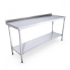 Stainless Steel Catering Prep Table - 1800 x 600mm