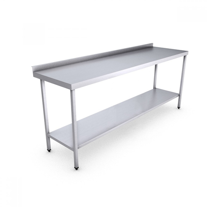 Stainless Steel Catering Prep Table - 2100 x 600mm