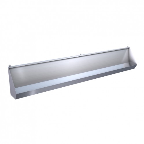 Stainless Steel Wall Trough Urinal 3000mm