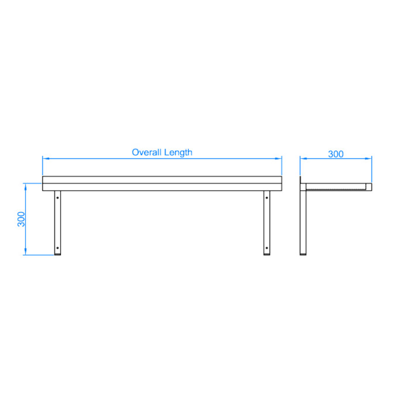 Wall Shelf - 1600mm