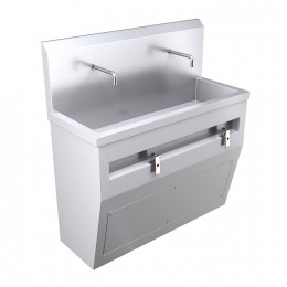 1200mm Free Standing Wash Trough, Leg Operated