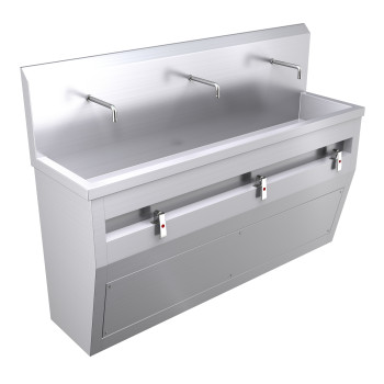 1800mm Free Standing Wash Trough, Leg Operated