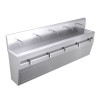 3000mm Free Standing Wash Trough, Leg Operated