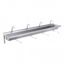 2400mm Wash Trough, Wall Rod Operated 2400mm Wash Trough, Wall Rod Operated