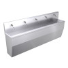 3000mm Free Standing Wash Trough, Self Closing Taps