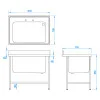 1000 x 700mm Jumbo Bowl Sink