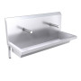 1200mm High Back Wash Trough, Sensor Operated Taps