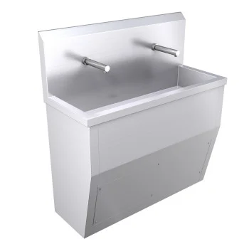 1200mm Floor Standing Wash Trough, Sensor Operated