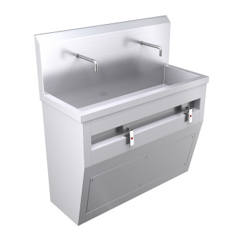 1200mm Free Standing Wash Trough, Leg Operated