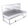 1200mm High Back Wash Trough, Leg Pedal Operated
