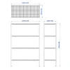 1220mm Chrome Wire Racking