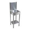 12" Wash Hand Basin With Back Splash- Floor Standing