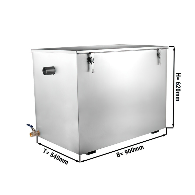 132Ltr Stainless Steel Kitchen Grease Trap