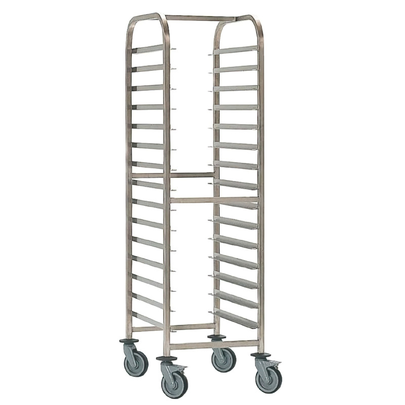 2/1 Gastronorm Racking Trolley