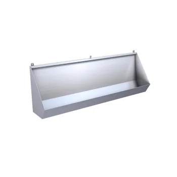 Stainless Steel Wall Mounted Trough Urinal 1500mm
