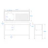 1500 x 600mm Sink