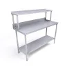 1500 x 600mm Stainless Steel Wall Table & Gantry