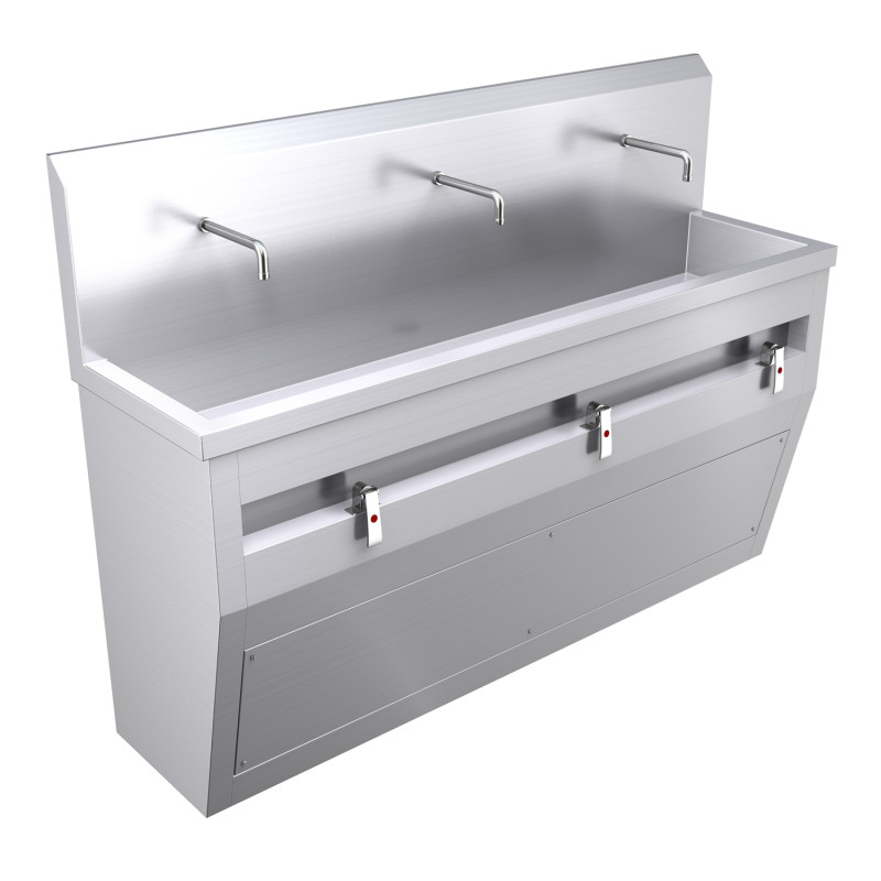 1800mm Free Standing Wash Trough, Leg Operated