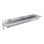 1800mm Wash Trough, Self Closing Taps