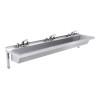 1800mm Wash Trough, Lever Tap Operated