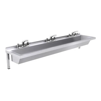 1800mm Wash Trough, Lever Tap Operated