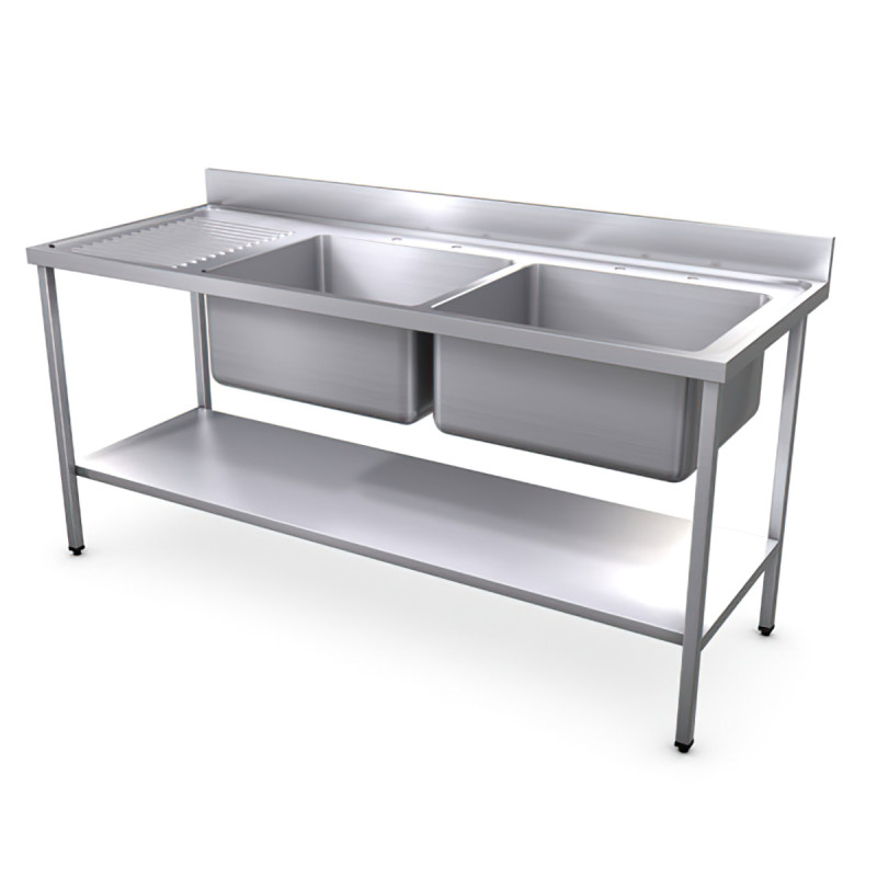 1800 x 700mm Sink (Large Bowl)