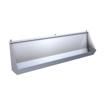 Stainless Steel Wall Mounted Trough Urinal 1800mm
