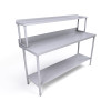 1800 x 600mm Stainless Steel Wall Table & Gantry