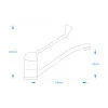 Long Lever Monobloc Tap