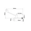 Long Lever Wall Bib Tap