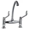 Deck Mixer Tap With 6" Levers