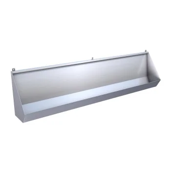 Stainless Steel Wall Mounted Trough Urinal 2100mm