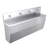 2400mm Free Standing Wash Trough, Self Closing Taps