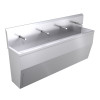 2400mm Floor Standing Wash Trough, Sensor Operated