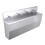 2400mm Floor Standing Wash Trough, Sensor Operated