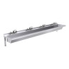 2400mm Wash Trough, Lever Tap Operated
