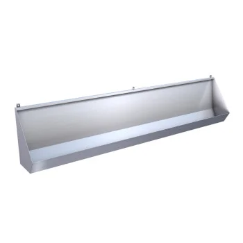 Stainless Steel Wall Mounted Trough Urinal 2400mm