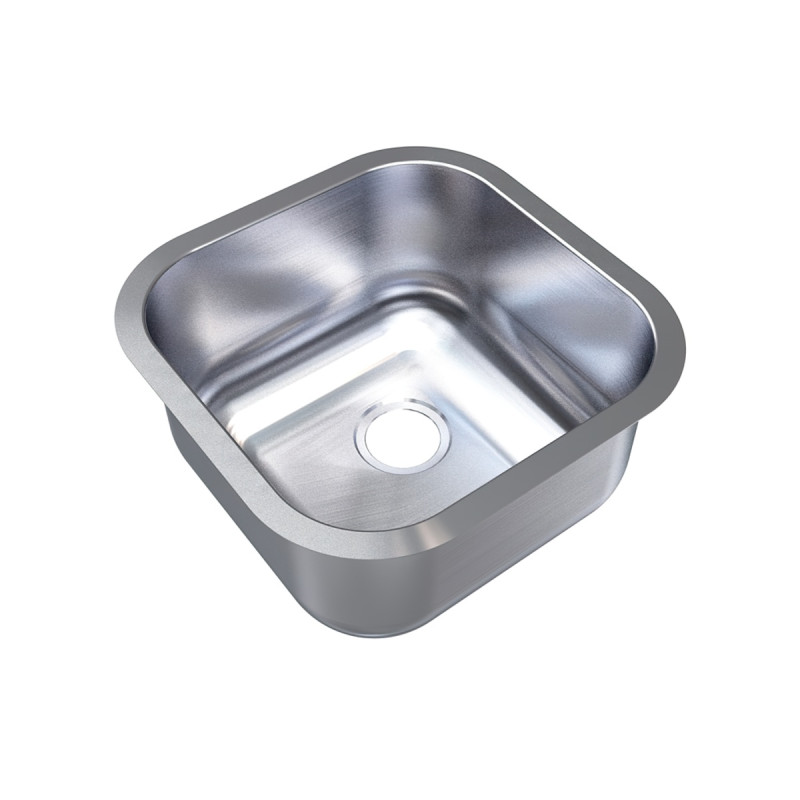 250 x 250 x 160mm Weld-in Bowl