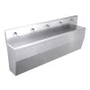 3000mm Free Standing Wash Trough, Self Closing Taps