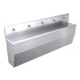 3000mm Free Standing Wash Trough, Self Closing Taps