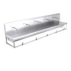 3000mm High Back Wash Trough, Leg Pedal Operated